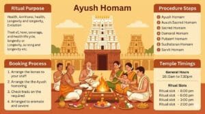 Srikalahasti Ayush Homam for baby ritual infographic